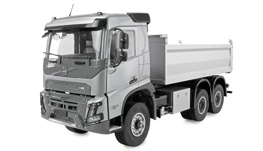 Volvo FMX E015 sklápěč 6x4 1:14 RTR stříbrná