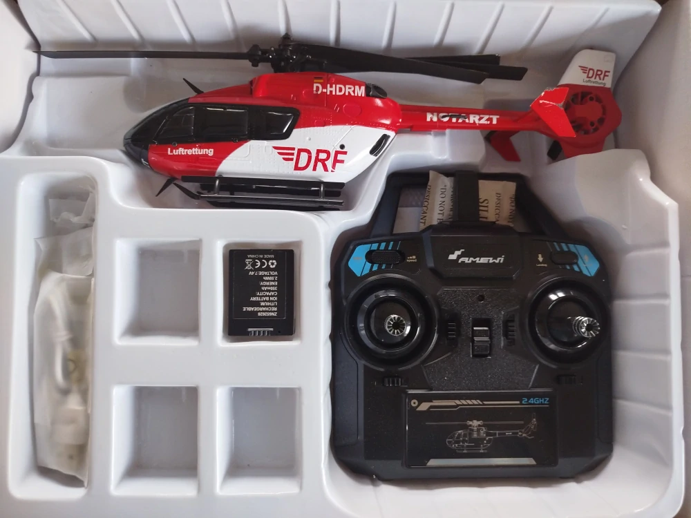 Vrtulník AFX-135 DRF, 4kanálový, 6G, RTF