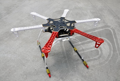 Podvozek pro F450/F550 lyžinový (černý) 