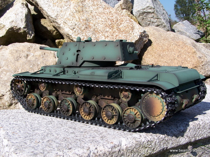  Tank KV 1 - airsoft, airbrush, kov díly, HL-Torro 2,4 GHz        RC tank 1:16 
