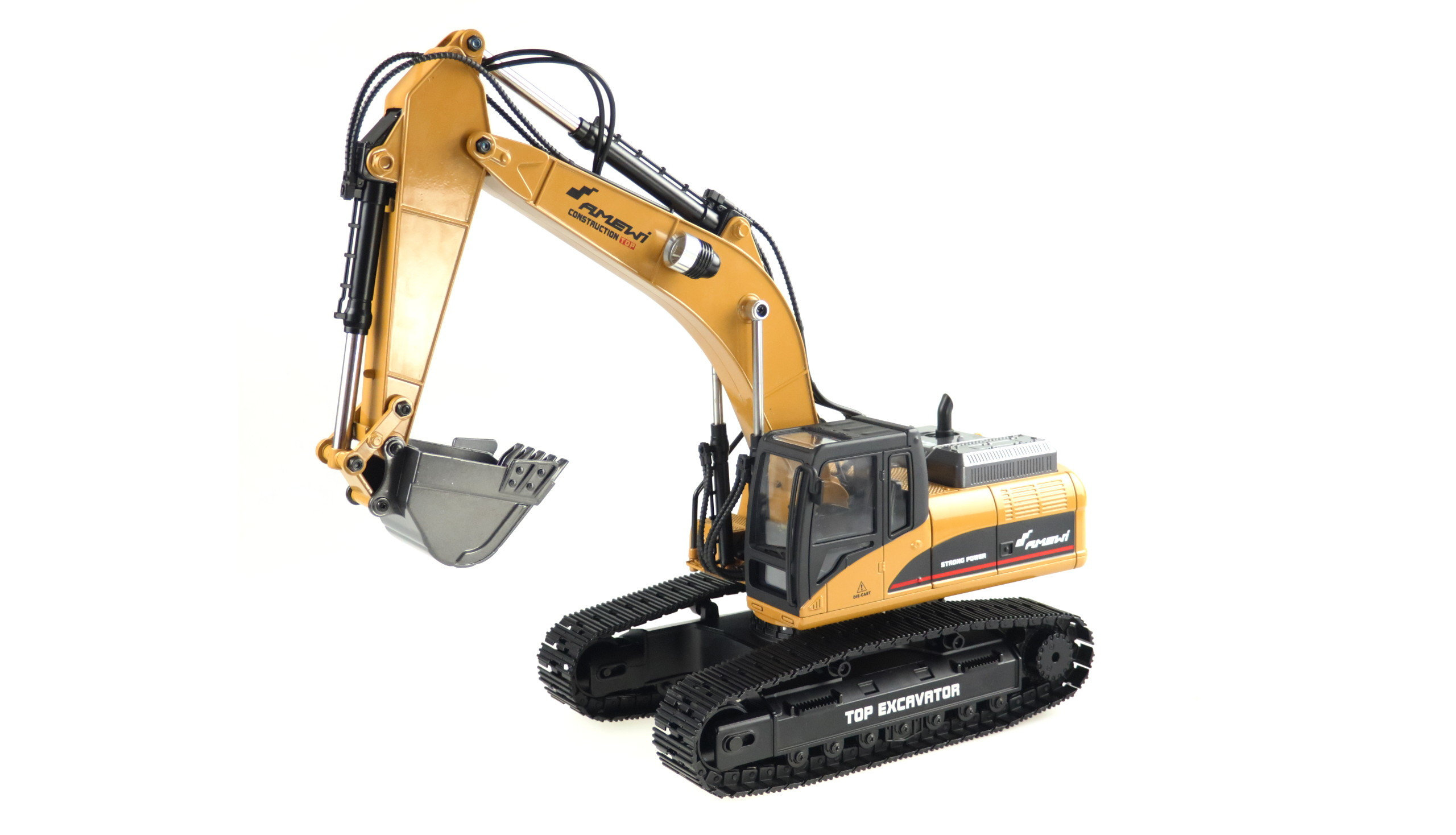 Excavator/Lžicový bagr celokovový v kufříku V4 1:14, RTR