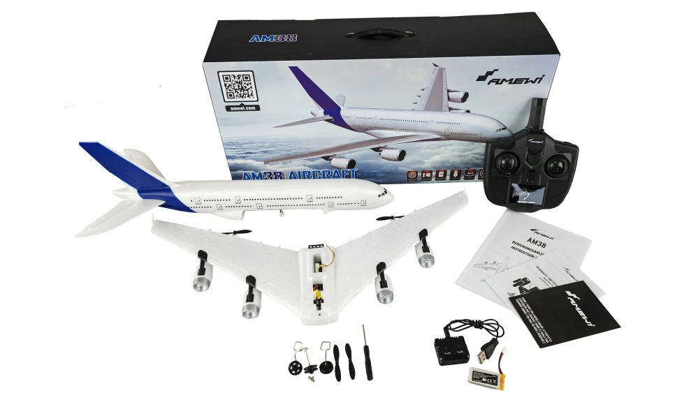 AM38 osobní letadlo 3-kanálové 2,4 GHz RTF gyro