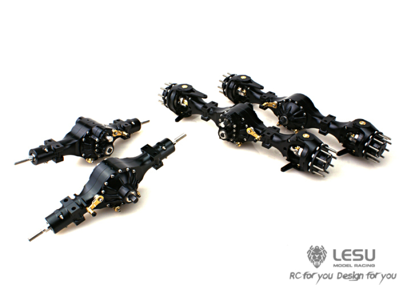 Sada náprav 8x8 z kovu Lesu uzamykatelné diferenciály