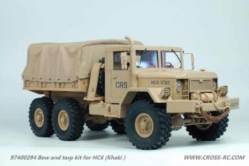 Plachta pro CROSS-RC HC6 v piskové barvě