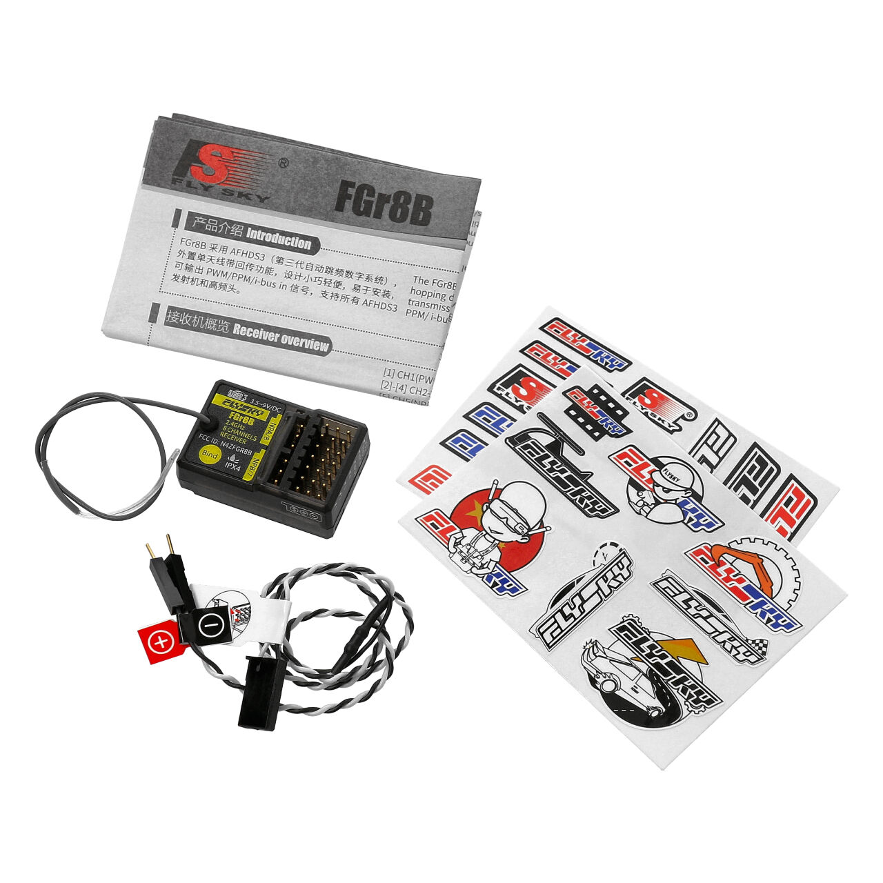 Flysky FGr8B AFHDS3 přijímač 8kanálový