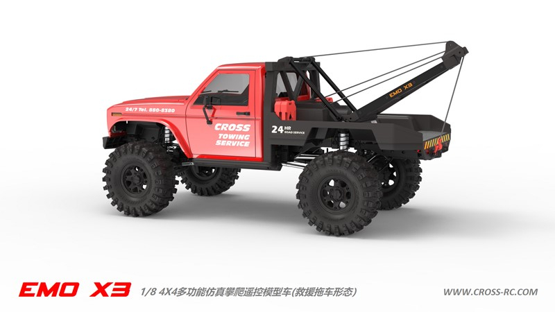 CROSS-​RC Crawler EMO X 3 4x4 1:8 RTR