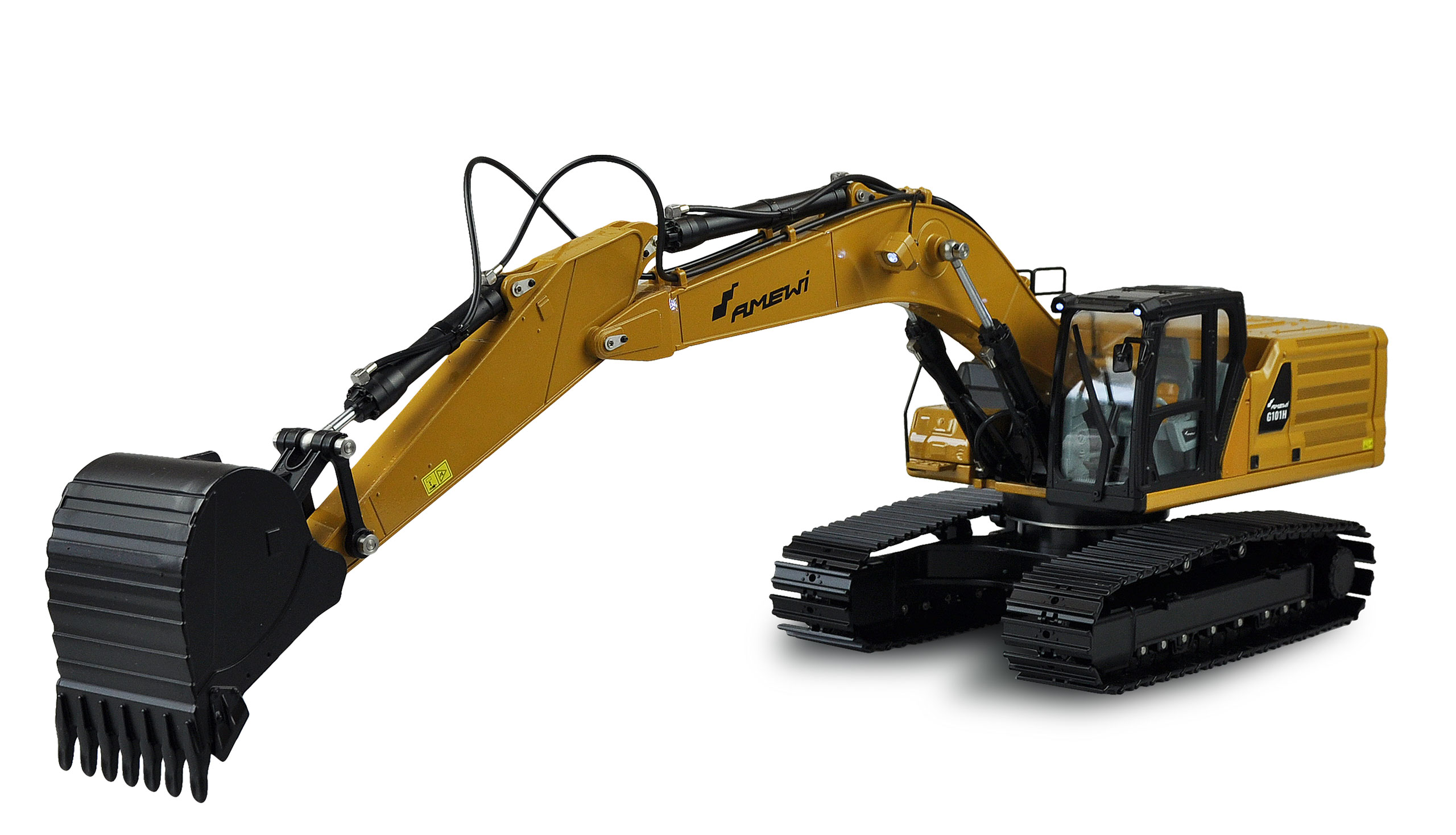 G101H CELOKOVOVÉ HYDRAULICKÉ RYPADLO 1:16 RTR ŽLUTÉ