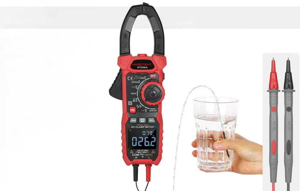 Digitální klešťový přístroj Habotest HT208D