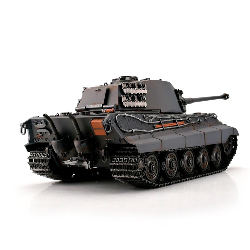 1/16 RC King Tiger šedý BB kouř