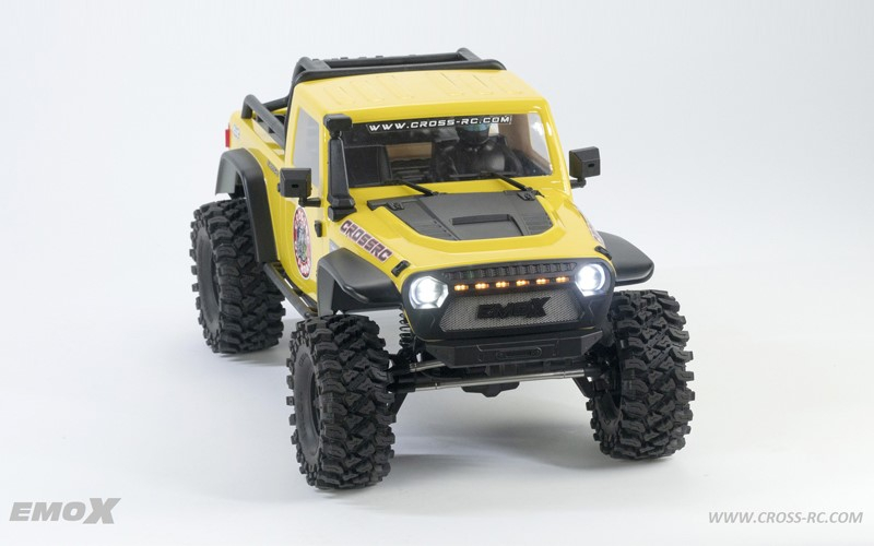CROSS-​RC EMO X 4x4, 1:8, RTR, žlutý
