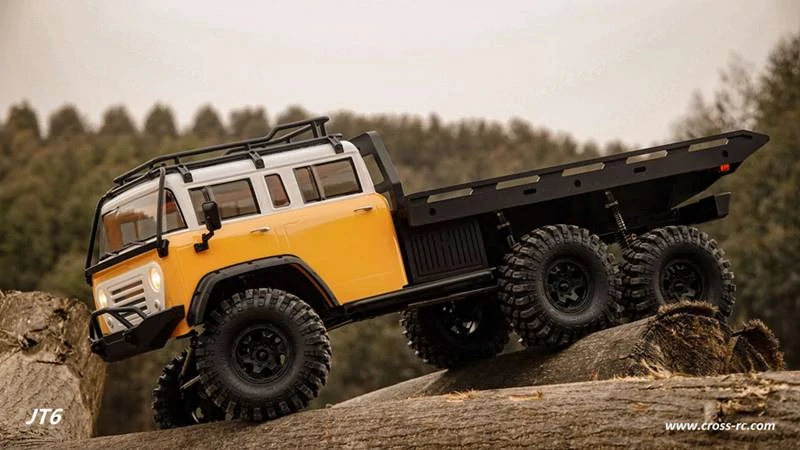 CROSS-RC Crawler EMO JT6 6x6 RTR žluto/bílý