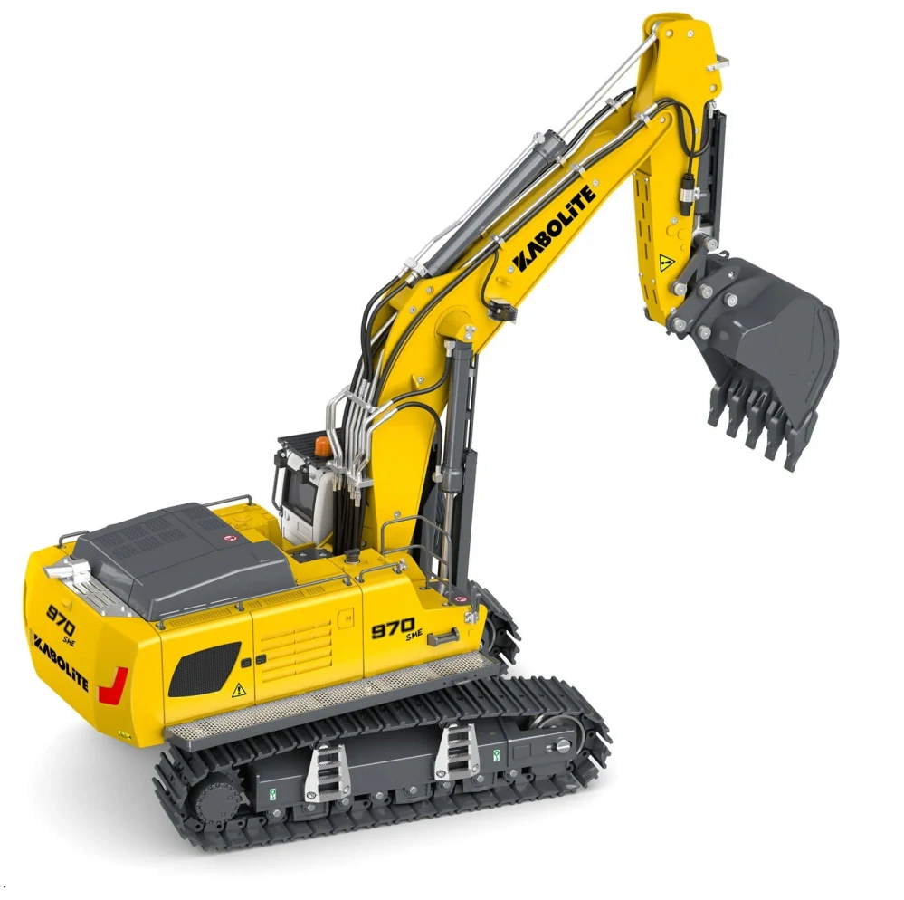 Kabolite K962-100S Hydraulický bagr + 3 příslušenství Celokovový bagr 1:18 RTR Huina K962-100S