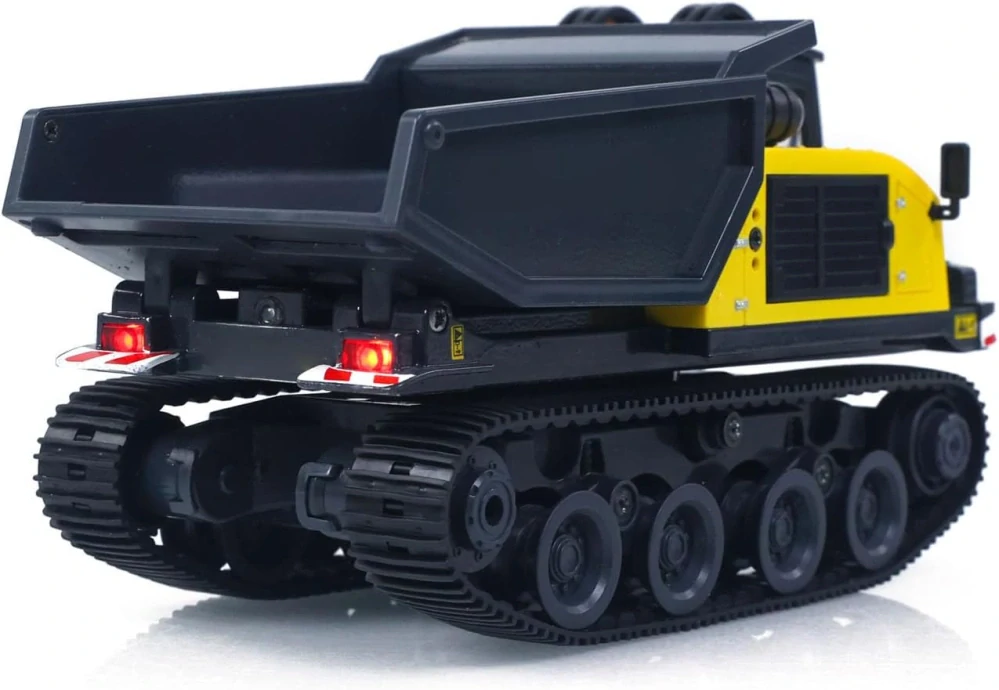 RC sklápěč Mini RC pásový sklápěč v kufru 1:50