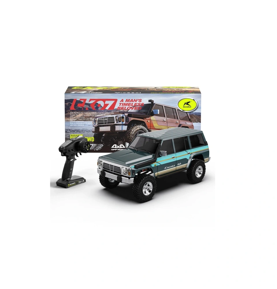 RC Crawler TK07 1:7 4WD s kartáčovaným pohonem RTR – zelený