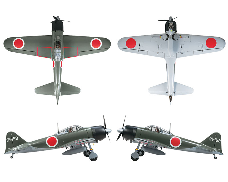 Giant Zero A6M ARF