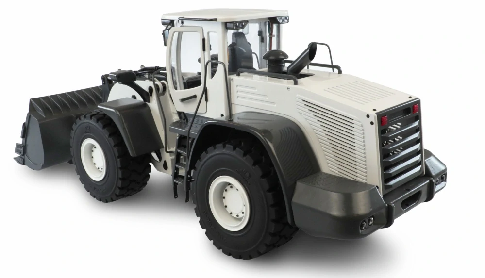 HYDRAULICKÝ KOLOVÝ NAKLADAČ G211H 1:14, KOVOVÝ RTR bílý