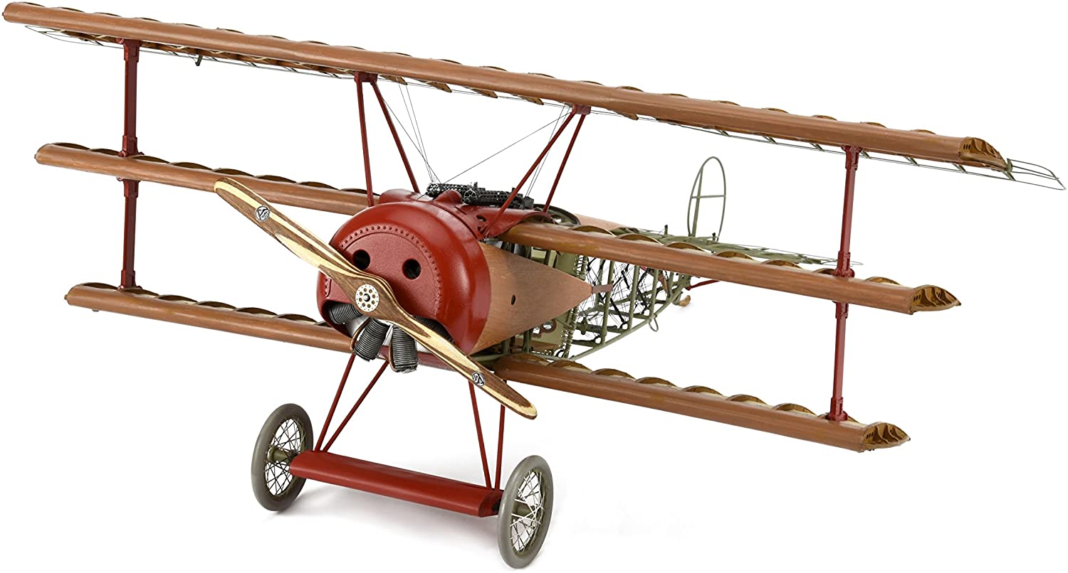 Dřevěný a kovový model: Fokker Dr.I 1/16