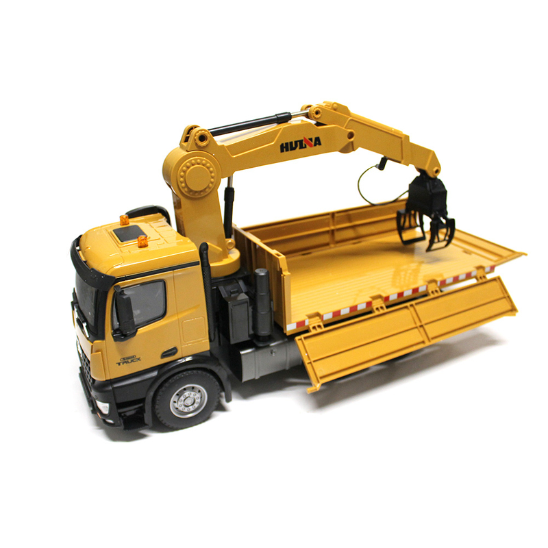 Rc sklápěč s jeřábem sklápěč 1:14 nákladní automobil 26 kanálový Huina 1575