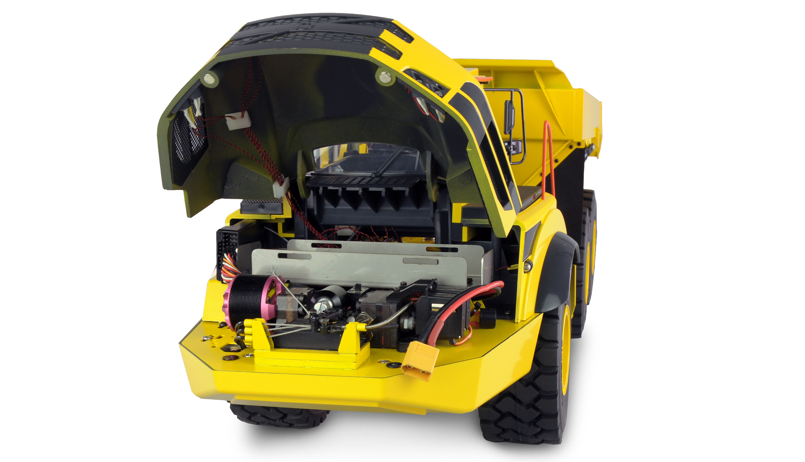 HYDRAULICKÝ SKLÁPĚČ G121H KOVOVÝ 1:14 ARTR ŽLUTÝ