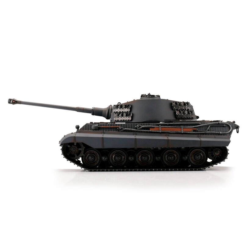 1/16 RC King Tiger šedý BB kouř