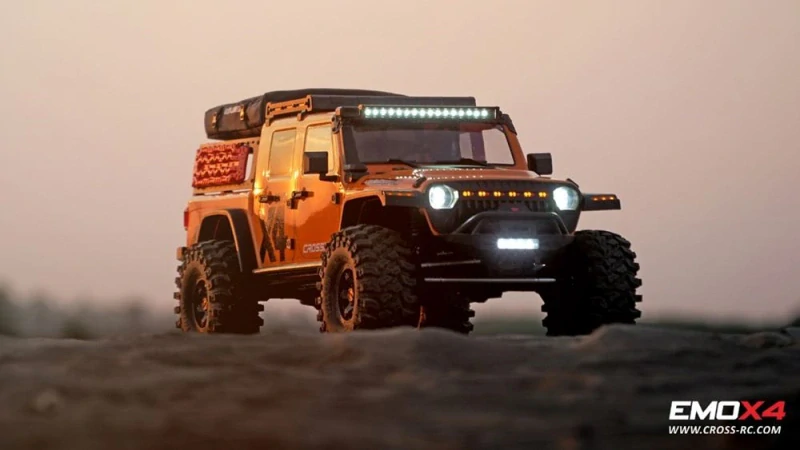 CROSS-​RC Crawler EMO X4, 4x4, 1:8, RTR, oranžová