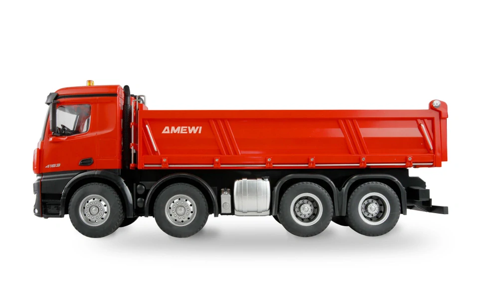 Mercedes-Benz Arocs sklápěč 8x4/4 4WD 1:18 RTR červený