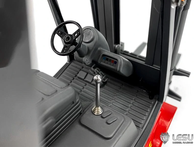 Vysokozdvižný vozík Lesu s hydraulikou, 1:14, ARTR, červený V2