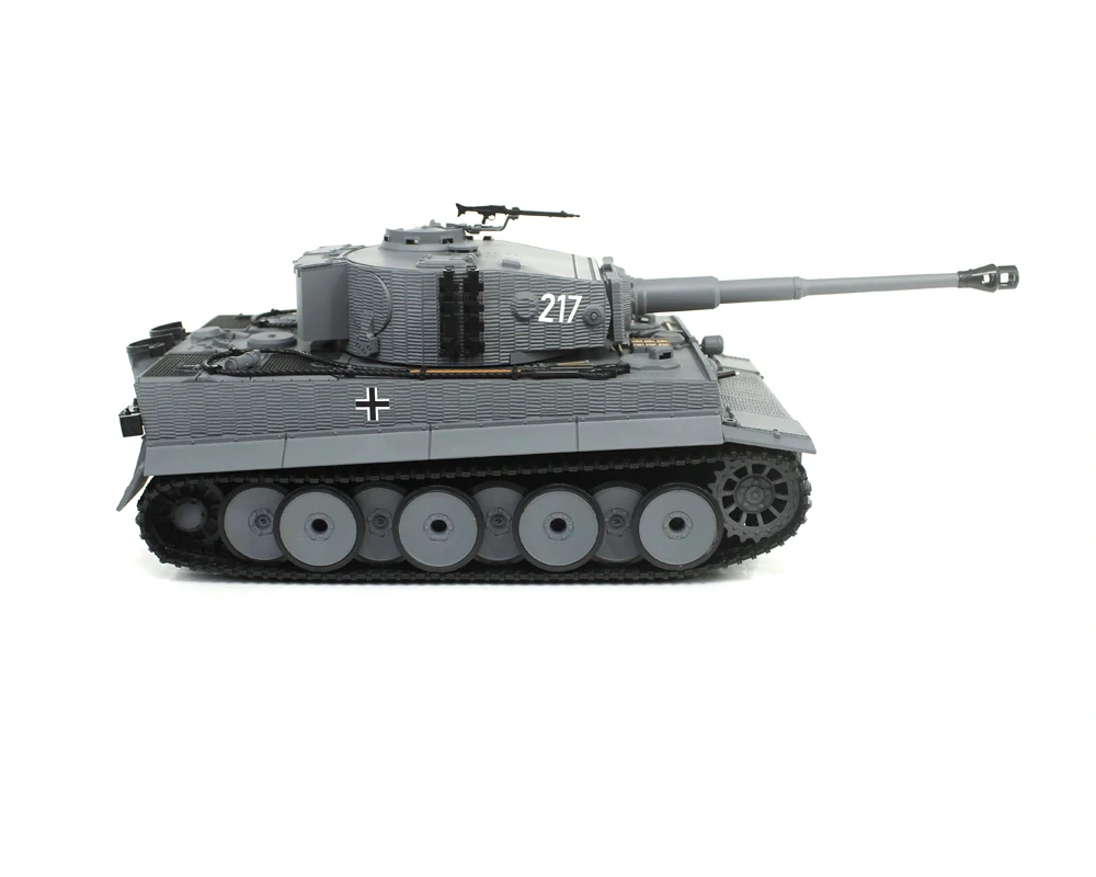 RC tank IR/zvuk 1:24 German Tiger 1 Mid Std Gray RTR 2.4Ghz