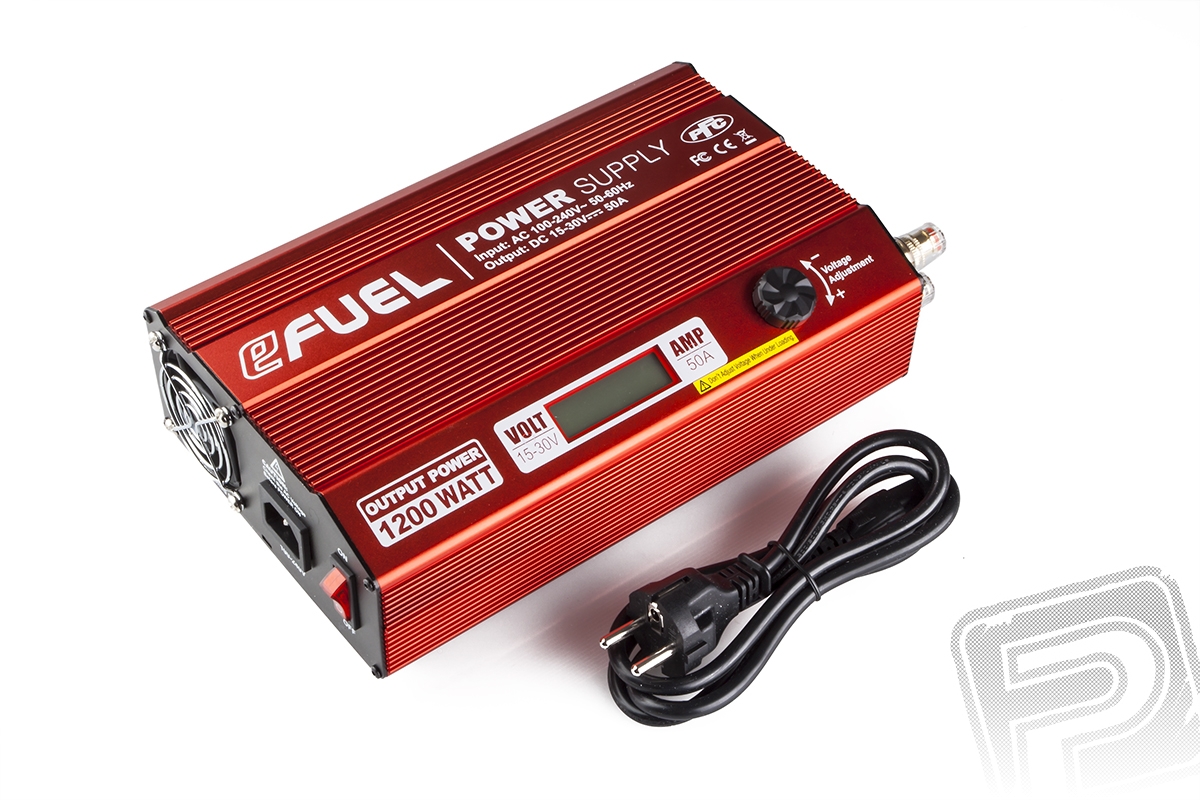 eFuel 1200W/50A spínaný zdroj 15-30 V     Doporučujeme     Kód 3SK2007  M