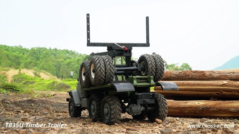 Přívěs na přepravu dřeva CROSS-RC T835U pro UC6