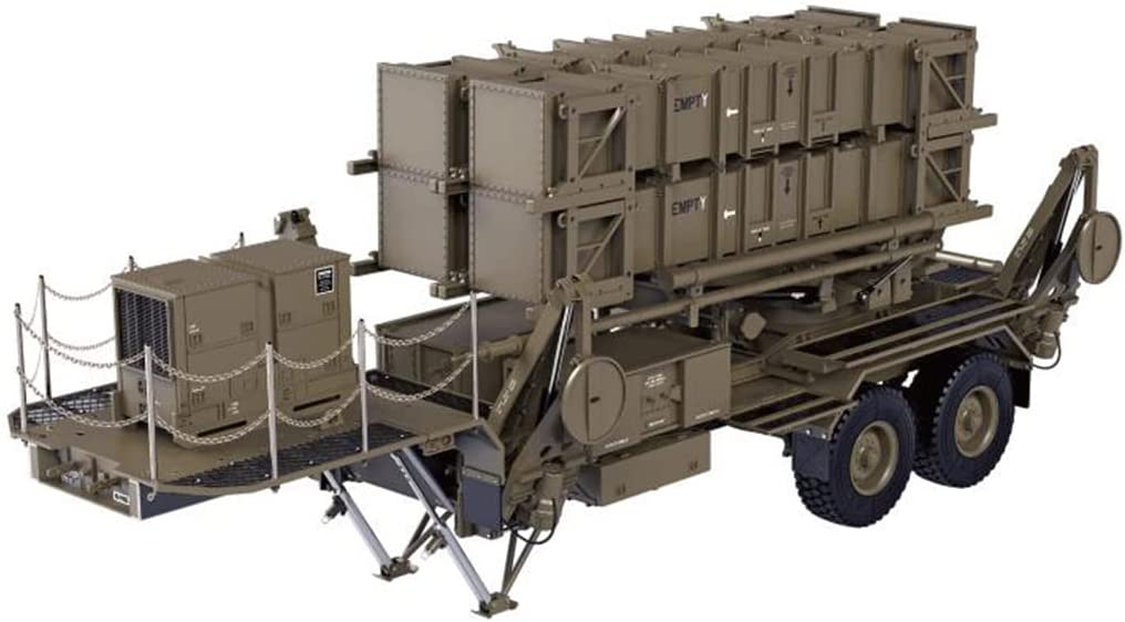 Přívěs HG-P805 v pískové barvě pro tažné vozidlo S802 vyrobený z kovu 1:12 2,4 GHz 