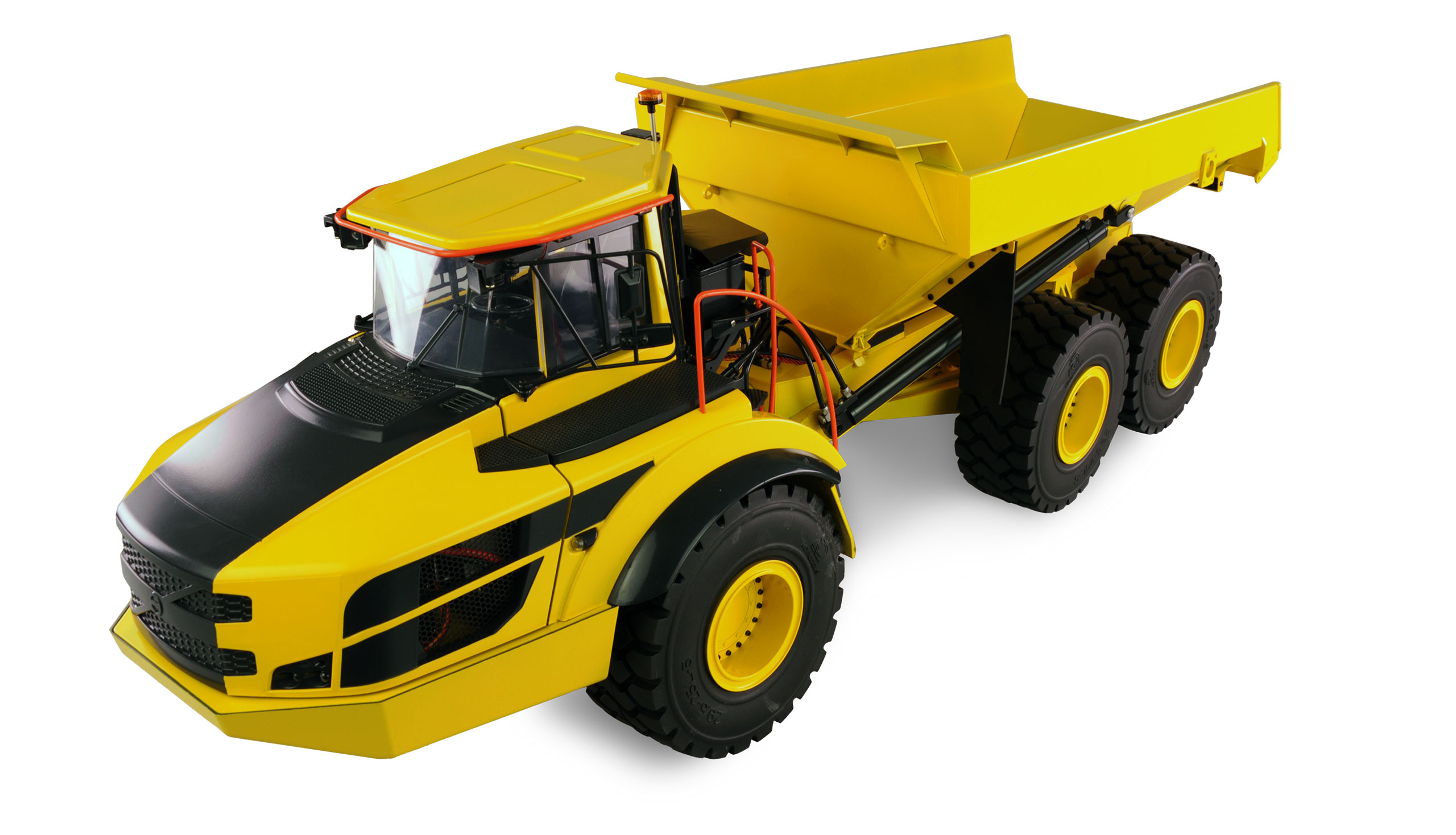 HYDRAULICKÝ SKLÁPĚČ G121H KOVOVÝ 1:14 ARTR ŽLUTÝ