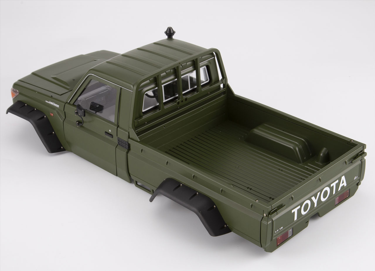 Sada karoserie Toyota Land Cruiser 70 s vojenskou zelenou barvou pro TRX-4