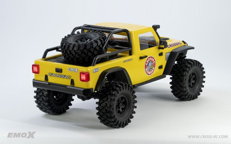 CROSS-​RC EMO X 4x4, 1:8, RTR, žlutý