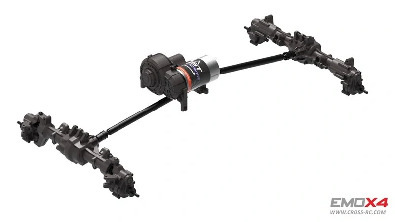 CROSS-​RC Crawler EMO X4, 4x4, 1:8, RTR, oranžová