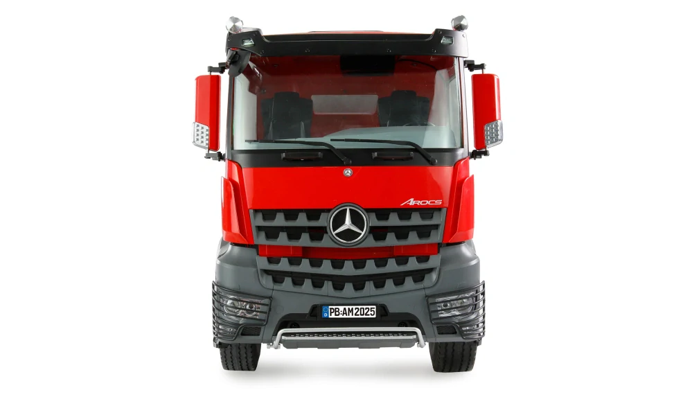 Tahač Mercedes-Benz Arocs s korbou 4x4 1:14 RTR červený