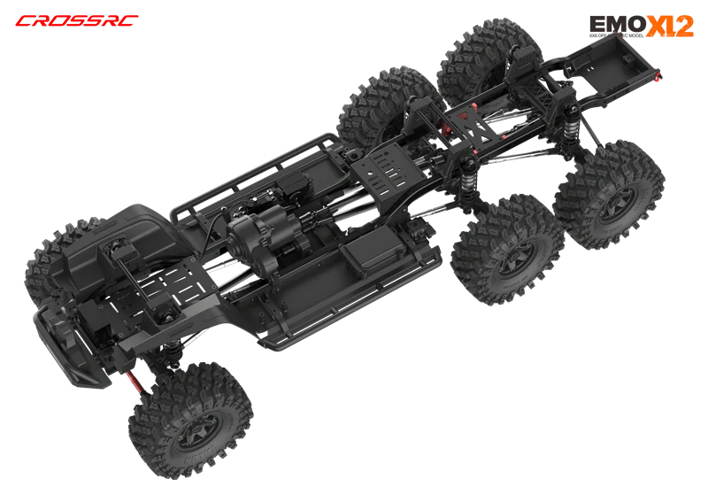 CROSS-RC Crawler EMO XL2 2025, 6x6, 1:8, RTR, střídavý, žlutý