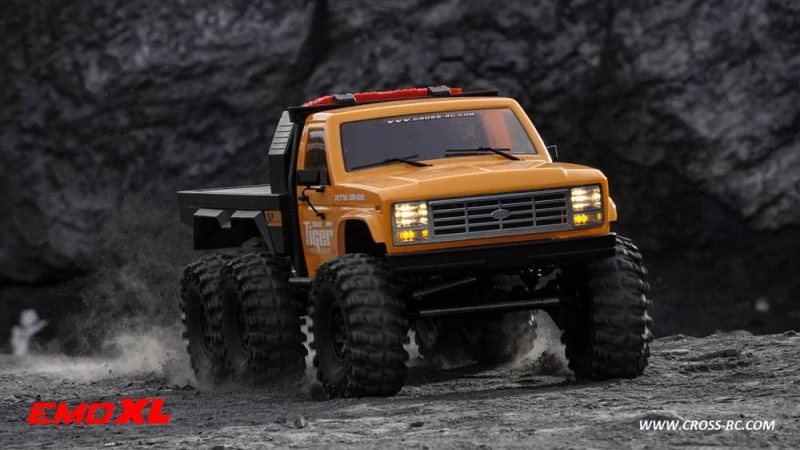 CROSS-​RC Crawler EMO XL2 2025, 6x6, 1:8, ARTR, žlutý