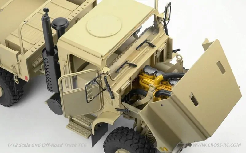 CROSS-RC Truck Kit TC6 6x6, vlajková verze