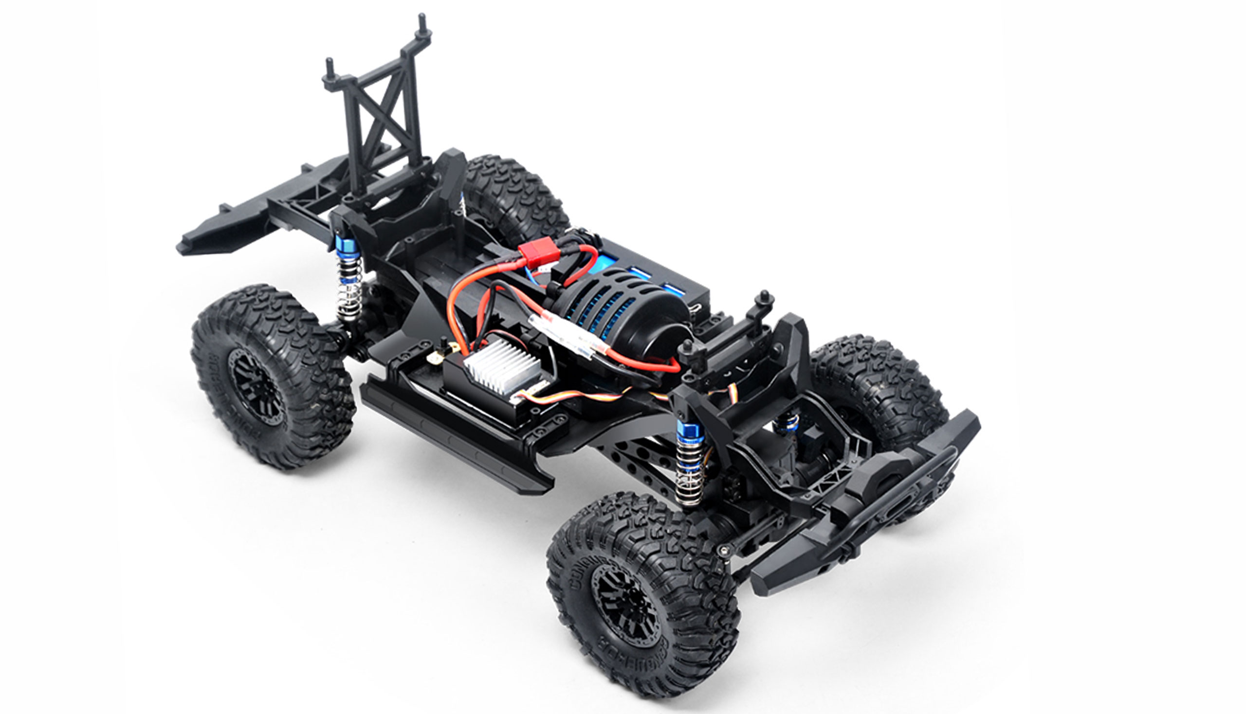 DIRT CLIMBING SUV RACE CRAWLER 4WD 1:10 RTR BÍLÁ/ČERVENÁ