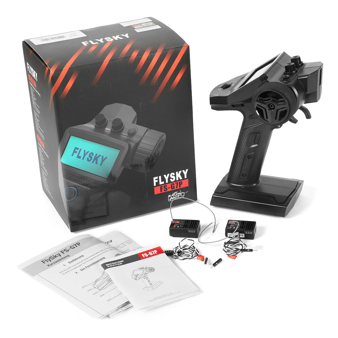 Flysky FS-G7P vysílač 7 kanálů se 2 přijímači