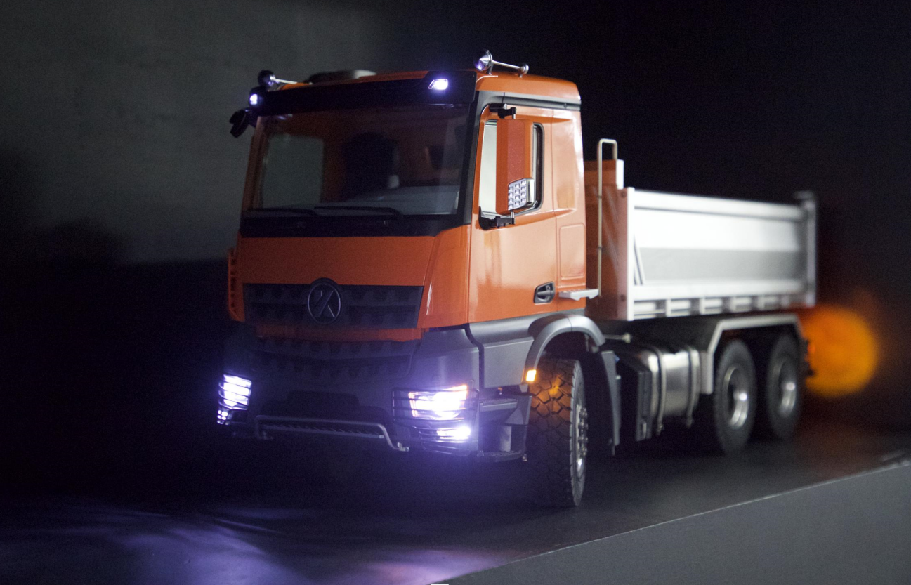 Huina Kabolite K3364 1:14 RC hydraulický sklápěč 2,4 GHz RTR oranžový