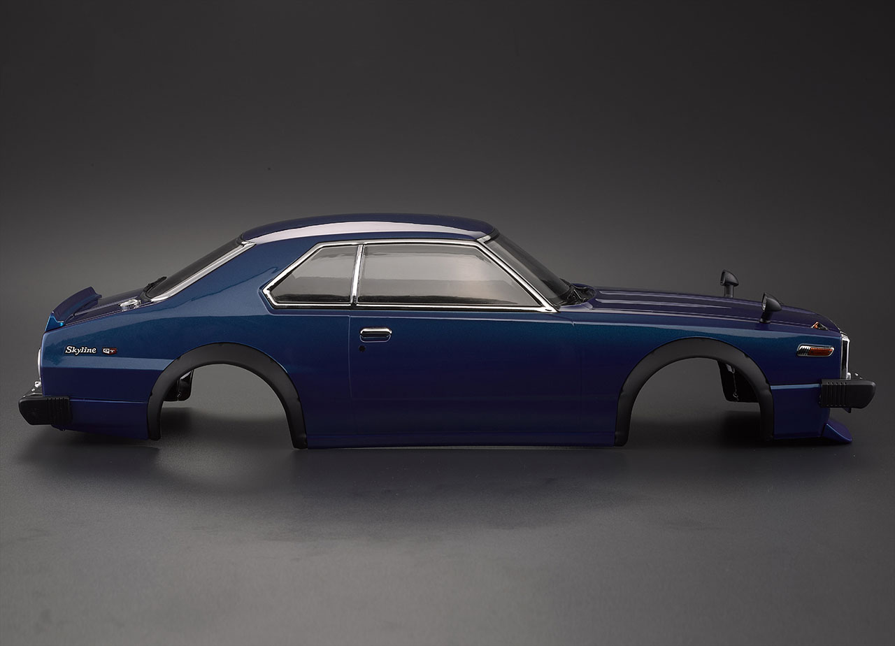 Nissan Skyline Hardtop 2000 (1977) karoserie lakovaná modrá 195mm