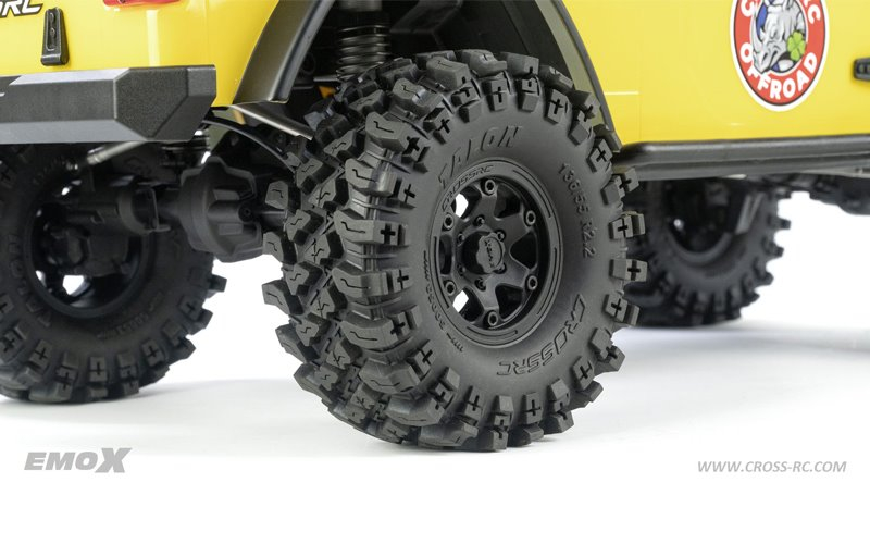 CROSS-​RC EMO X 4x4, 1:8, RTR, žlutý
