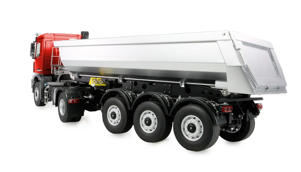 Tahač Mercedes-Benz Arocs s korbou 4x4 1:14 RTR červený
