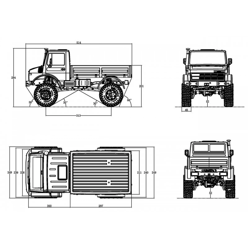 CROSS-RC Crawler verze EMO NT4 RTR