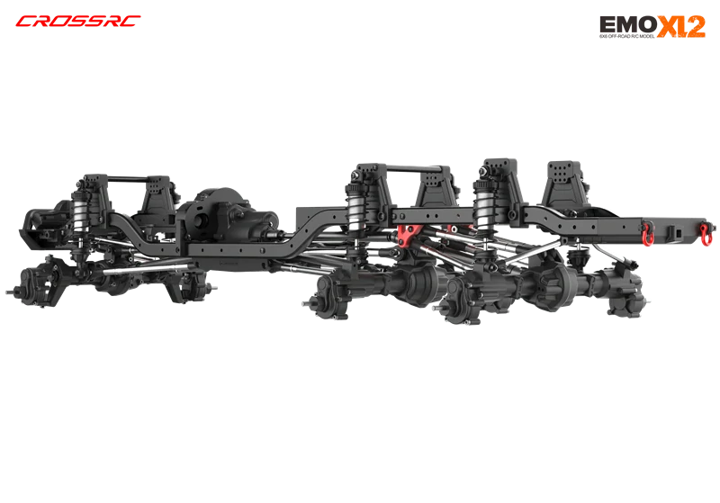CROSS-RC Crawler EMO XL2 2025, 6x6, 1:8, RTR, střídavý, žlutý