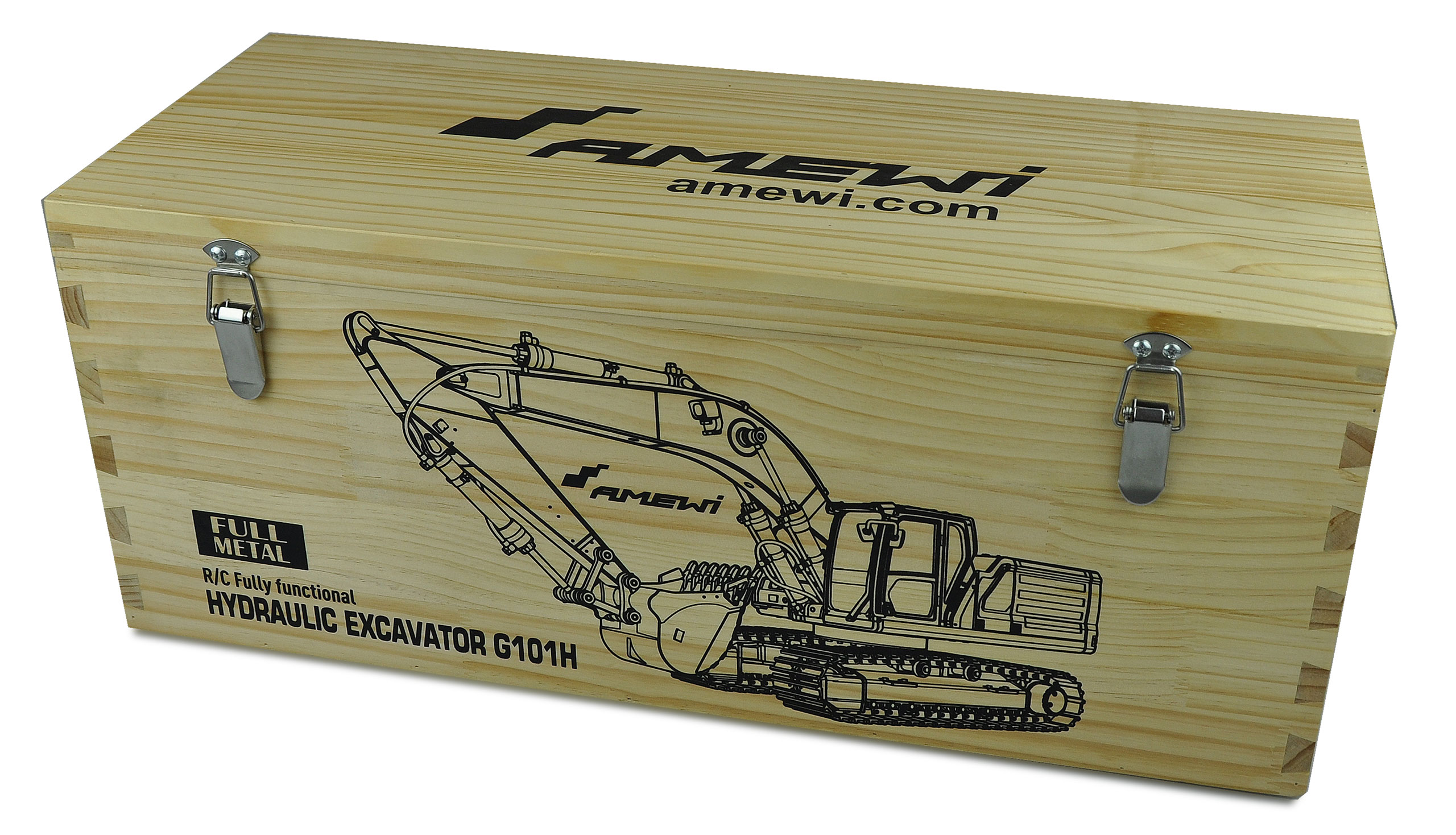 G101H CELOKOVOVÉ HYDRAULICKÉ RYPADLO 1:16 RTR ŽLUTÉ