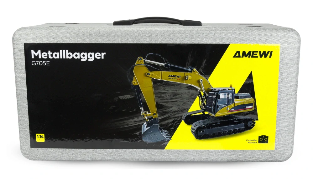 G705E Bagr Kovový 1:14 RTR žlutý