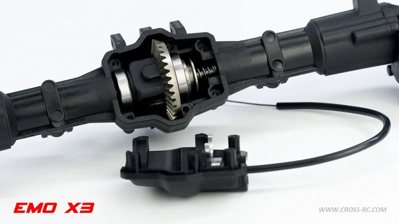 CROSS-​RC Crawler EMO X3 2025, 4x4, 1:8, RTR, střídavý pohon, červený